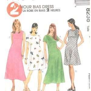 WOMENS SEWING PATTERN MISSES DRESS - VINTAGE